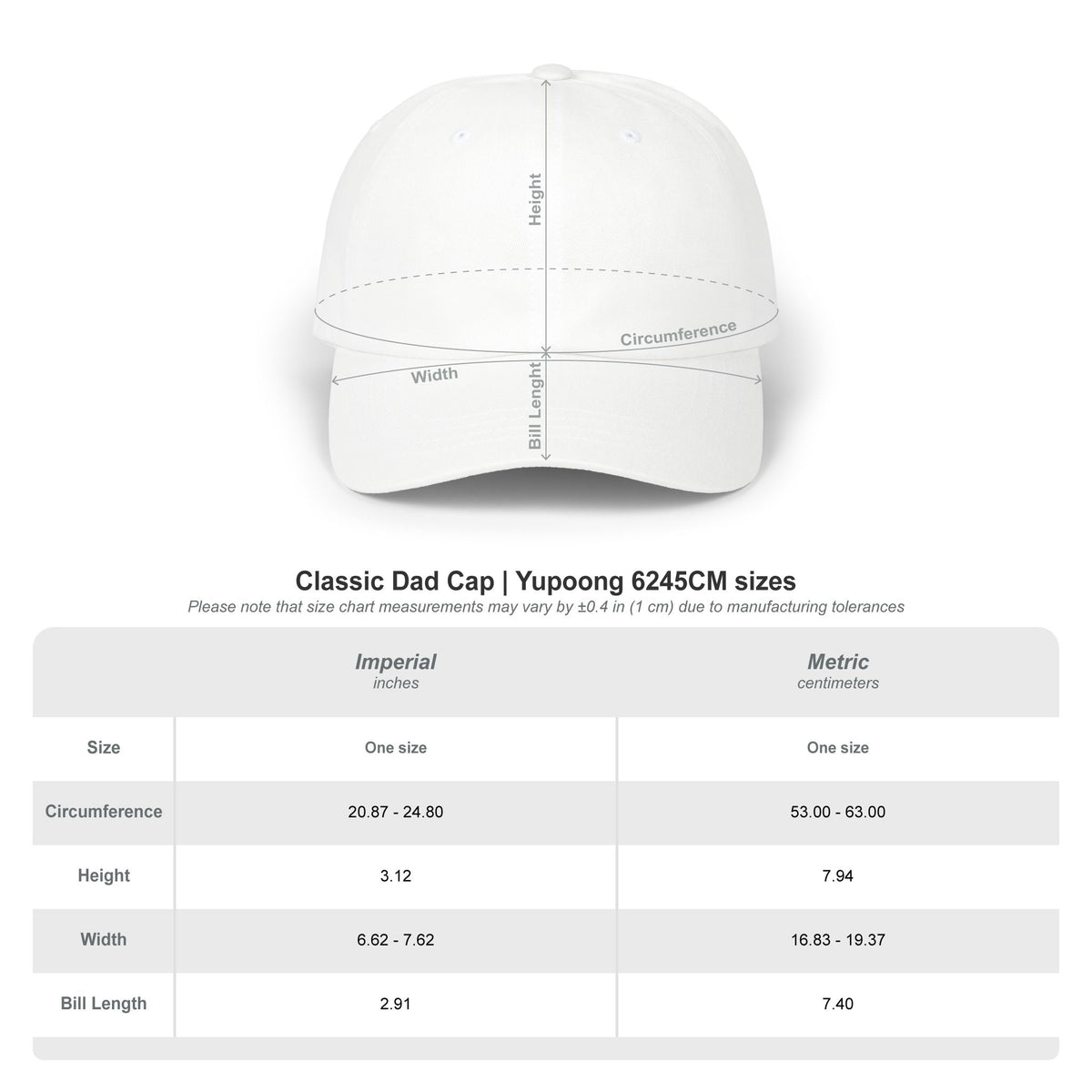 Classic Dad Cap with Embroidered BR Logo