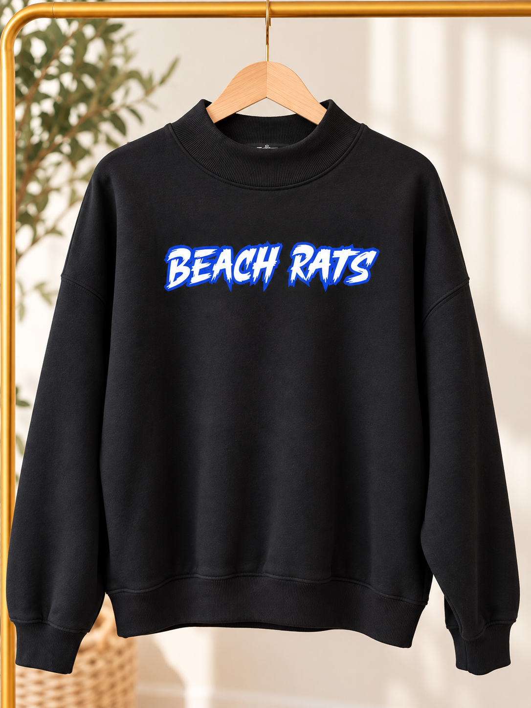 Women’s Beach Rats Mock Neck Sweatshirt