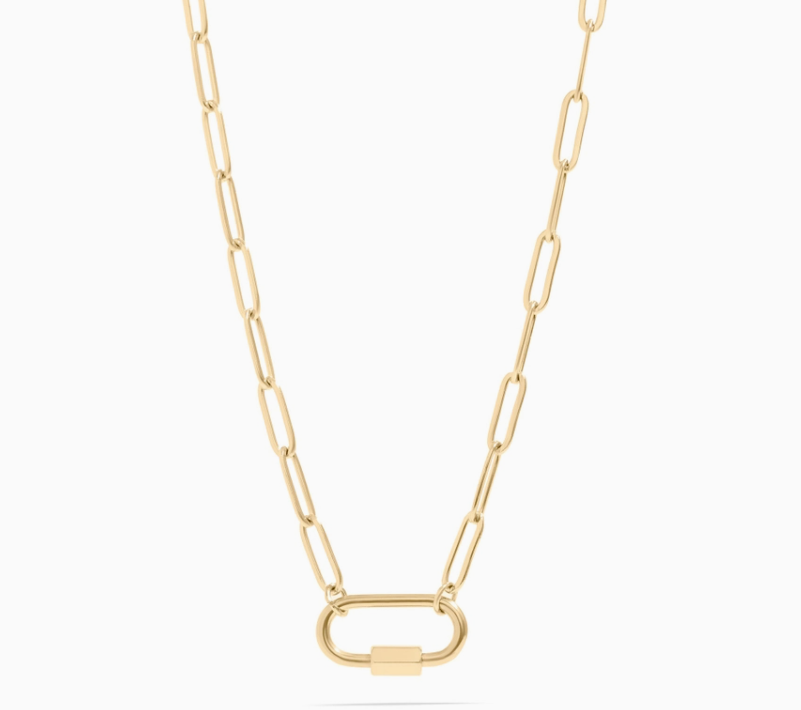 Paperclip Carabiner Necklace