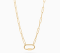 Paperclip Carabiner Necklace