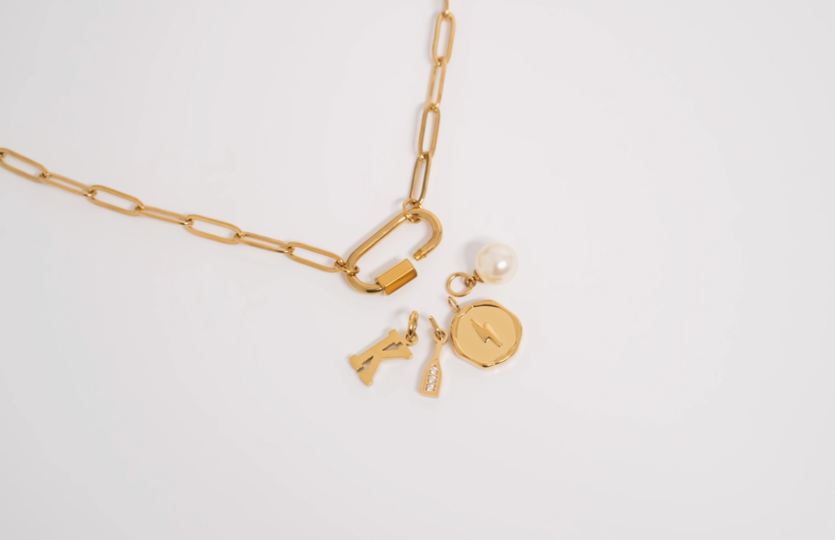 Paperclip Carabiner Necklace