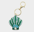 Seashell Beaded Bag Charm
