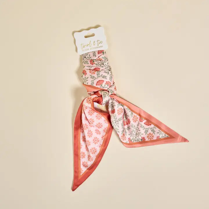 Twirl & Tie Scarf Accessory – Everbloom Dusty Rose