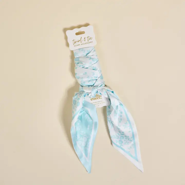 Twirl & Tie Scarf Accessory–Something Blue